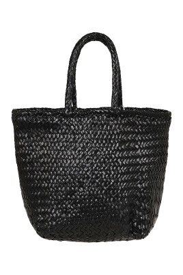 black-leather-shopper-bag