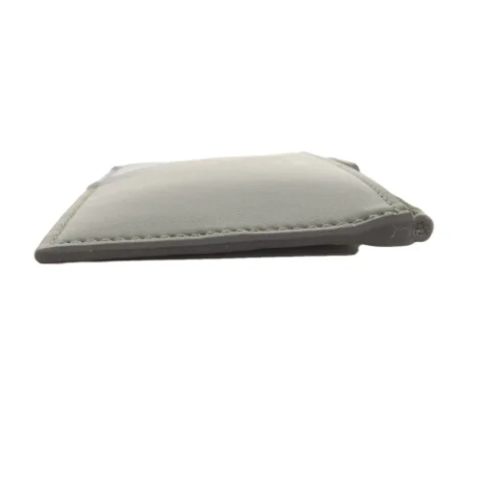 Jimmy Choo Pre-owned Leather home-office Gray Dames