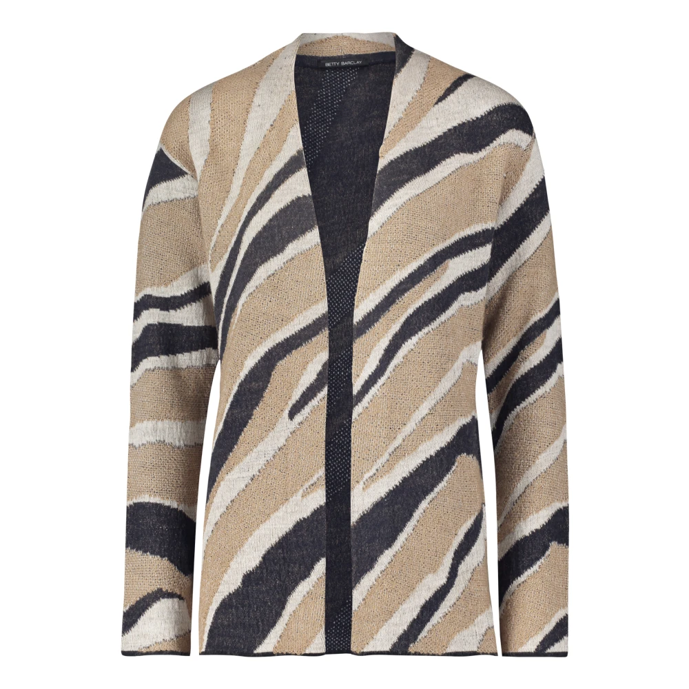 Betty Barclay Langarm Jacquard Cardigan Multicolor Dames