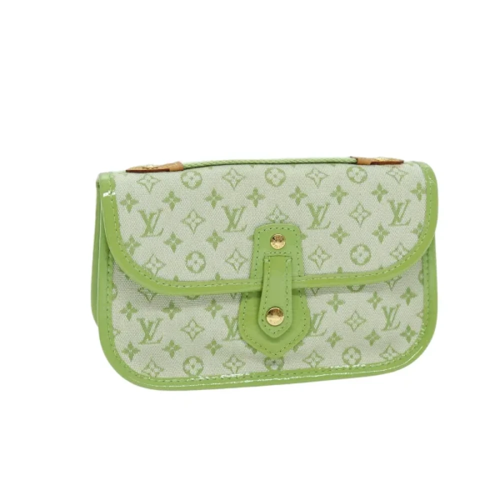 Louis Vuitton Vintage Pre-owned Canvas handbags Green Dames
