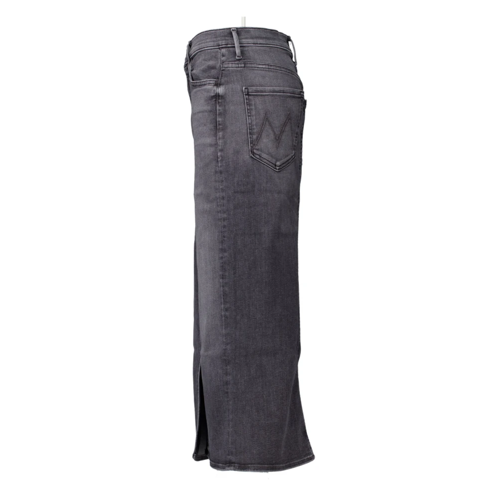 Mother Reverse Pencil Pusher Jeans in Grijs Gray Dames
