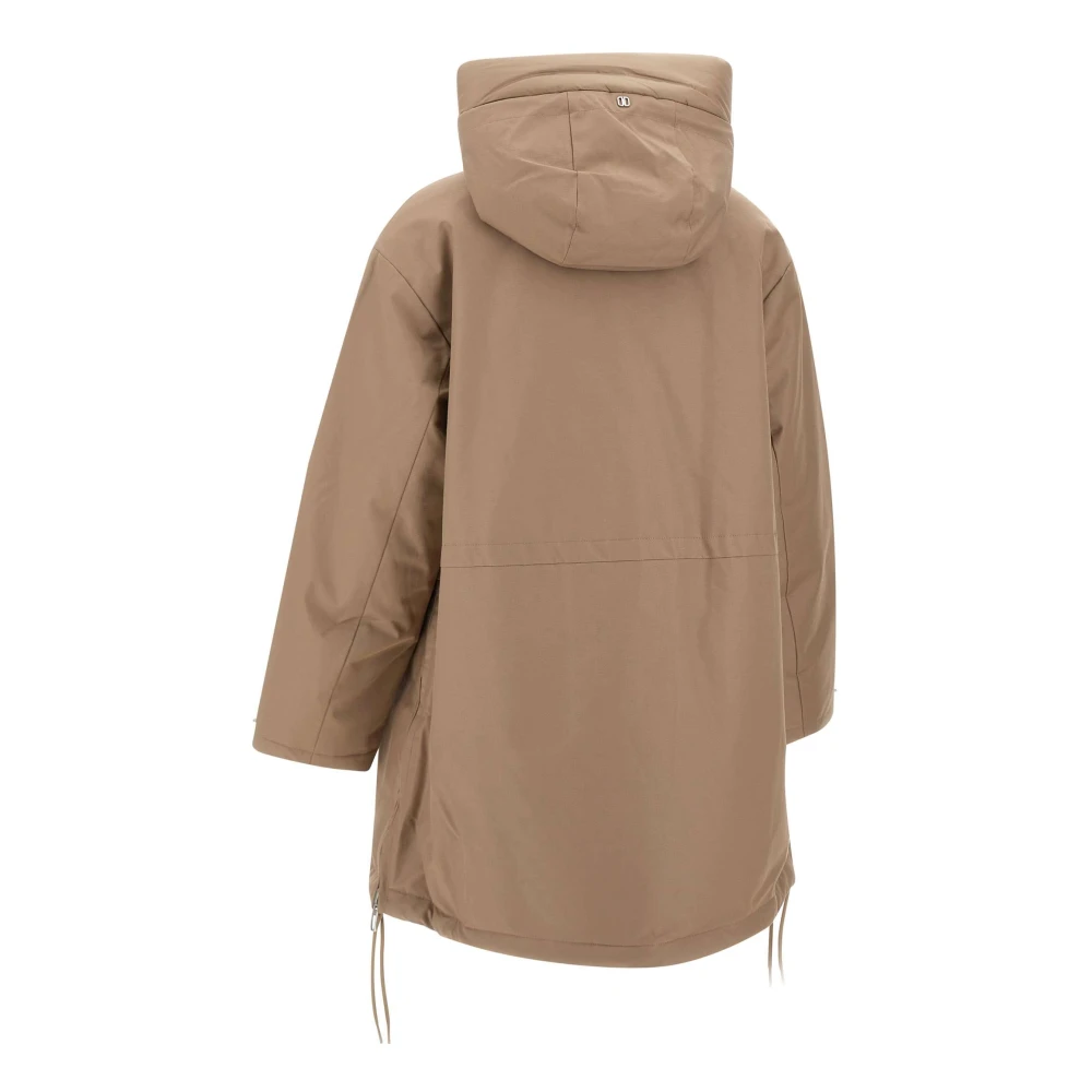 Duno Beige Winterjas Beige Dames