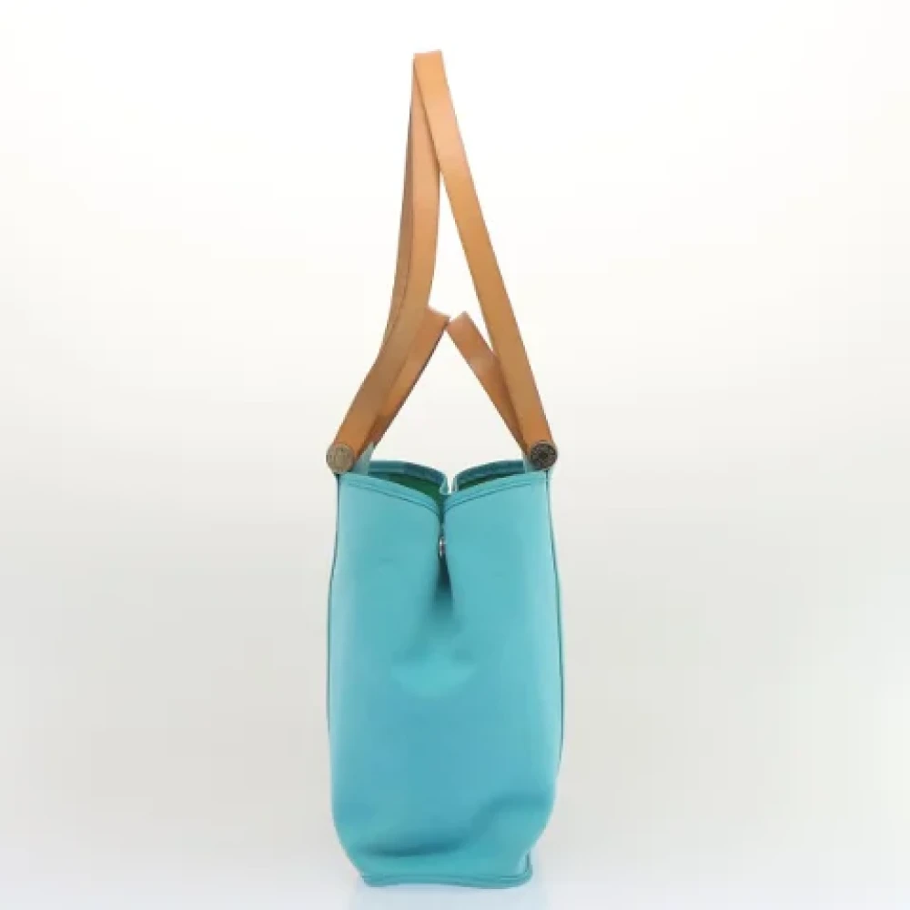 Hermès Vintage Pre-owned Canvas handbags Blue Dames