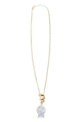 Bloomcraft Dubbelhalsband med hänge