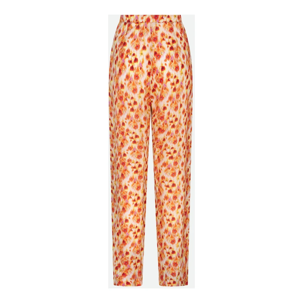 Max Mara Studio Multicolor Patroon Broek Multicolor Dames