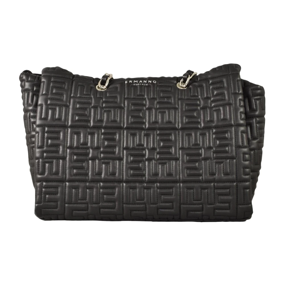 Ermanno Scervino Firenze Tas van Polyurethaan Black Dames