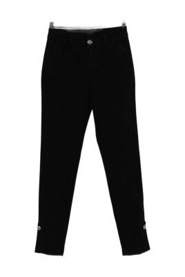 pantalon-chic-en-melange-de-coton-noir