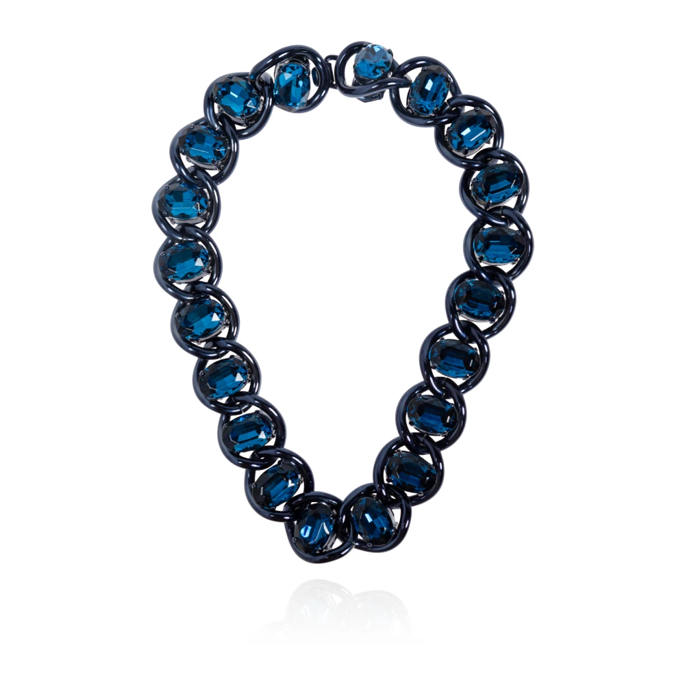 Marni Halsband med kristaller Blue, Dam