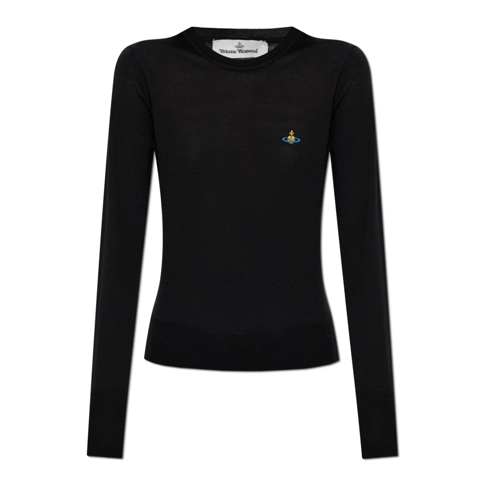 Vivienne Westwood Trui met logo Black Dames
