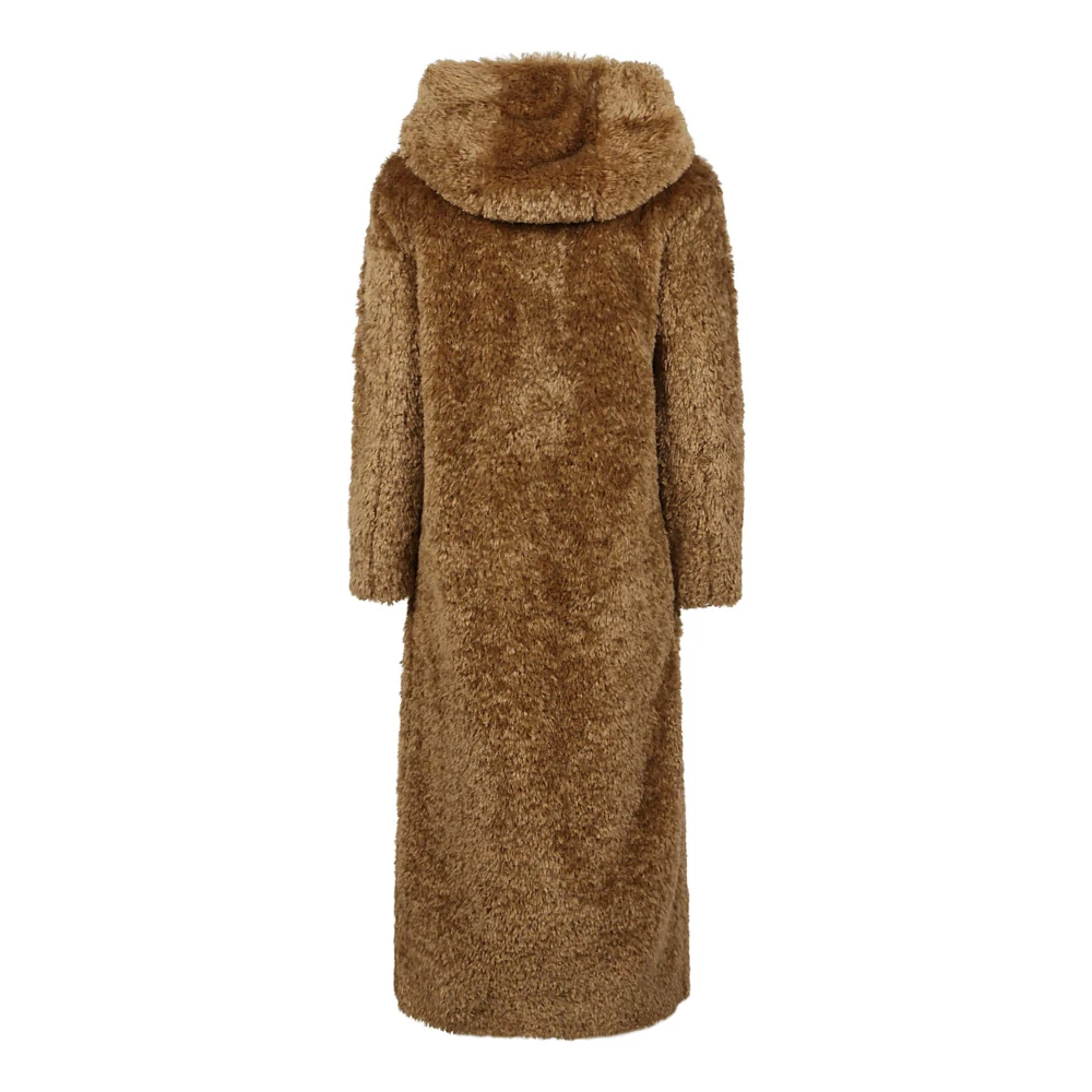 Herno Zand Polyester Jas Gemaakt in Roemenië Beige Dames