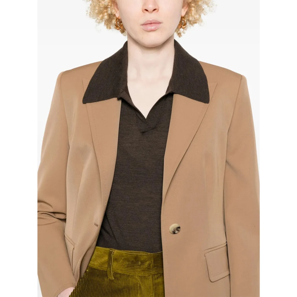 Max Mara Kameel Palchi Stijlvolle Modieuze Collectie Brown Dames
