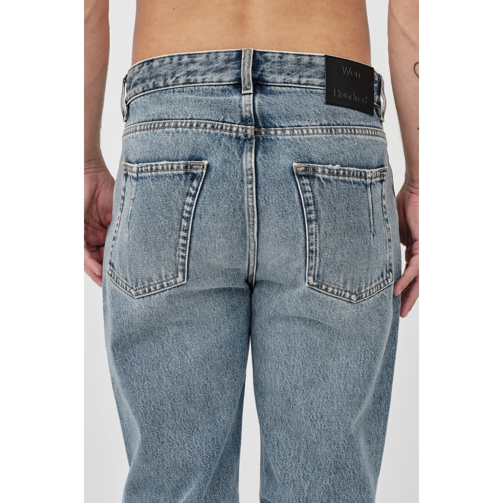 Won Hundred Wortelpasvorm Jeans Blue Heren
