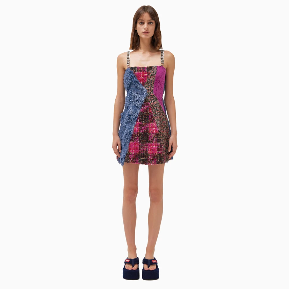 Andersson Bell Jurken van Patchwork Stof Multicolor Dames