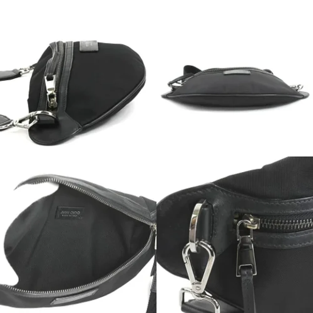 Jimmy Choo Pre-owned Nylon crossbody-bags Black Dames