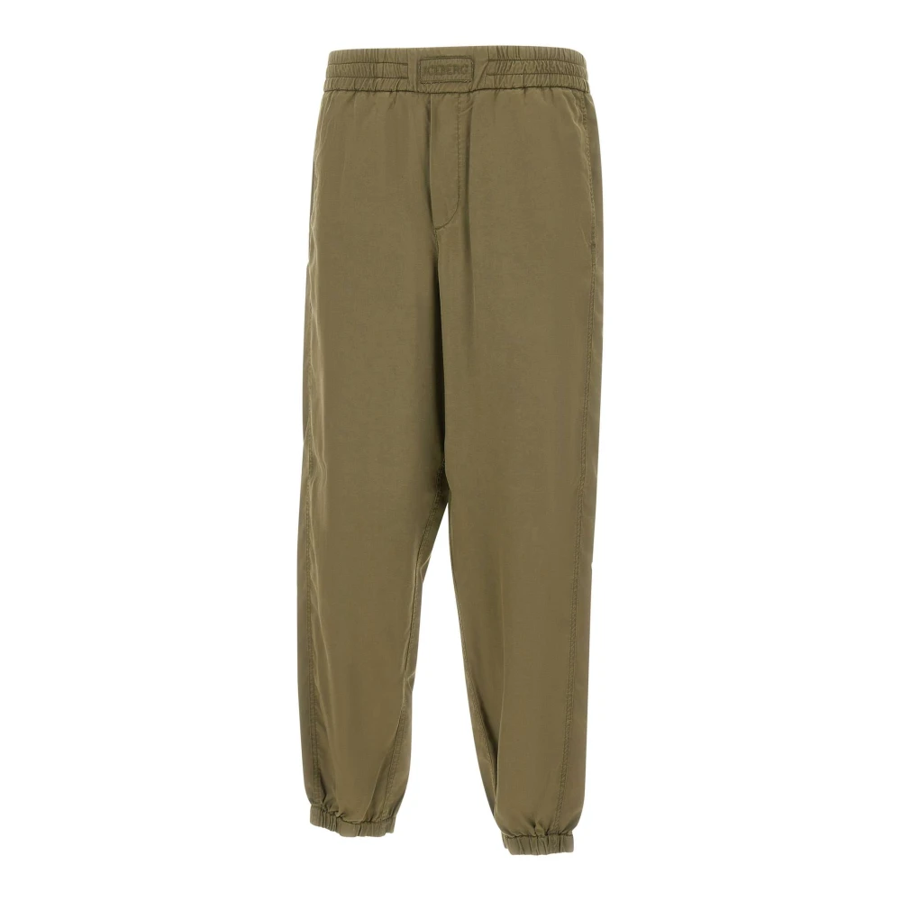 Iceberg Men's Green Sweatpants, L, Trousers