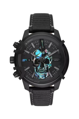 Griffed Chronograph Läderklocka