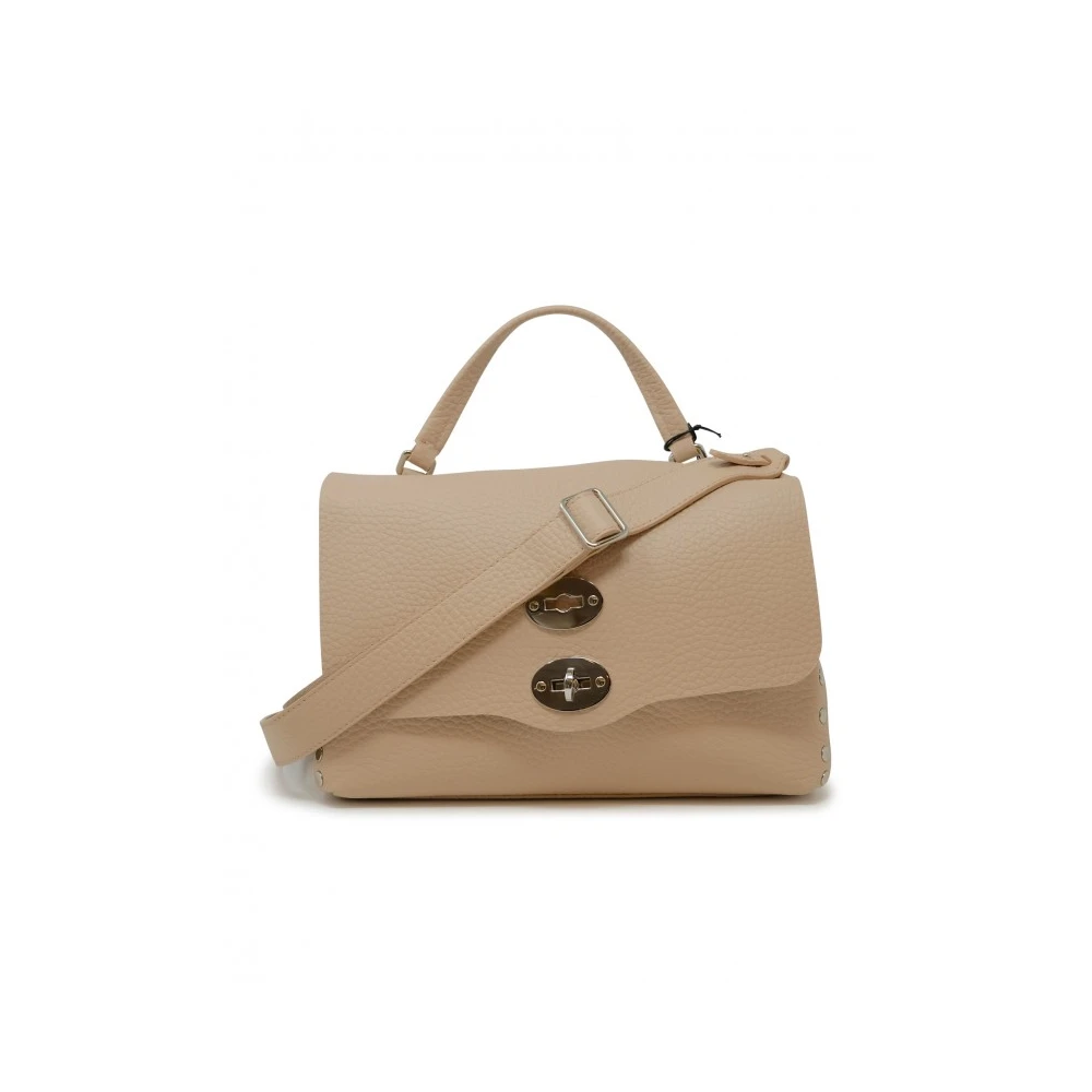 Zanellato Roze Leren Handtas Fw24 Beige Dames