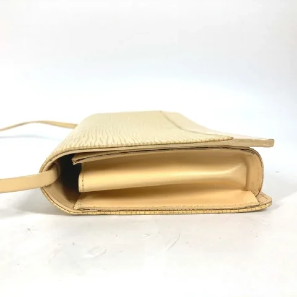 Louis Vuitton Vintage Pre-owned Leather clutches Yellow Dames