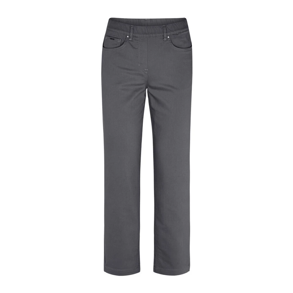LauRie Slim-fit Trousers Gray Dames