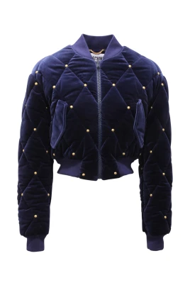 Velvet Bomber Jacket