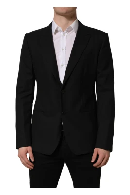 Ull Enkelknäppt Blazer Jacka