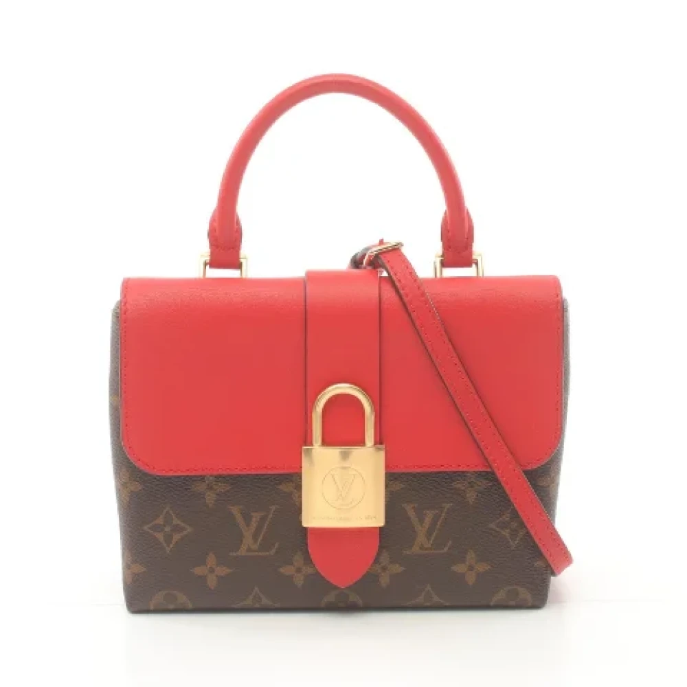 Louis Vuitton Vintage Pre-owned Canvas handbags Red Dames