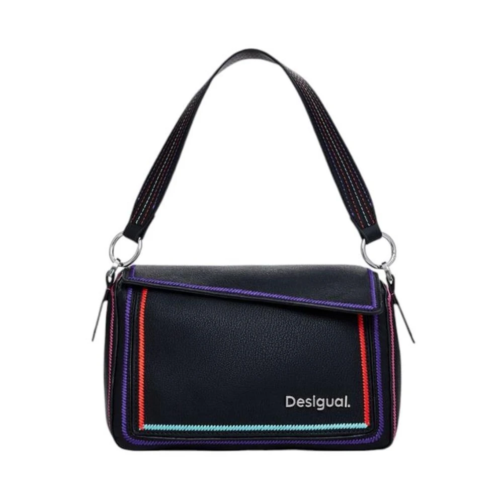 Desigual Moderne Zwarte Handtas Dames Collectie Black Dames