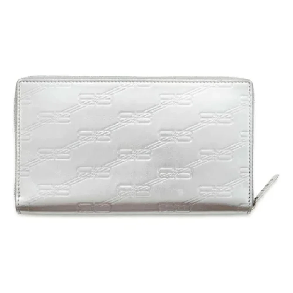Balenciaga Vintage Pre-owned Leather wallets Gray Dames