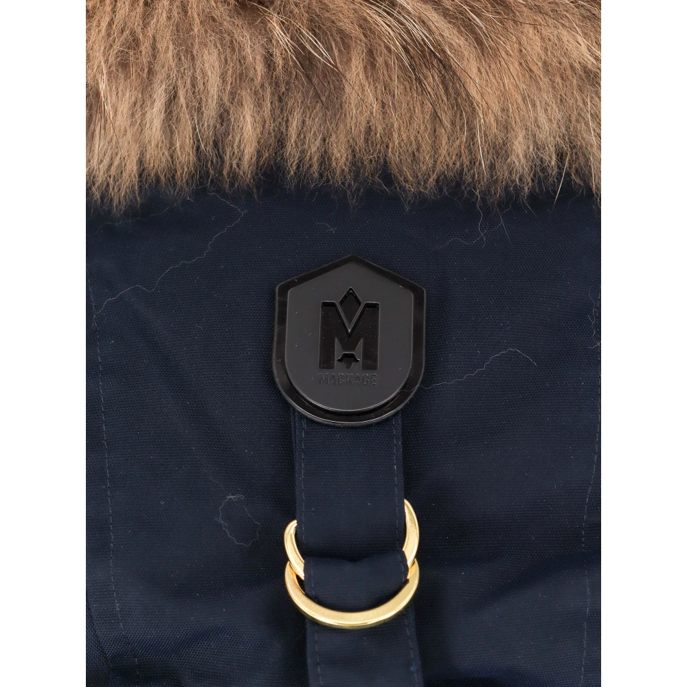 Mackage Blauwe Gewatteerde Nylonjas voor Mannen Blue Heren
