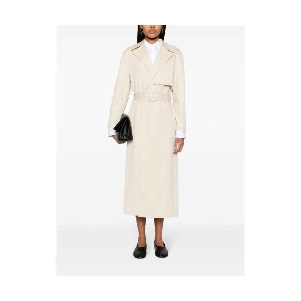 Theory Belted Coats White Dames
