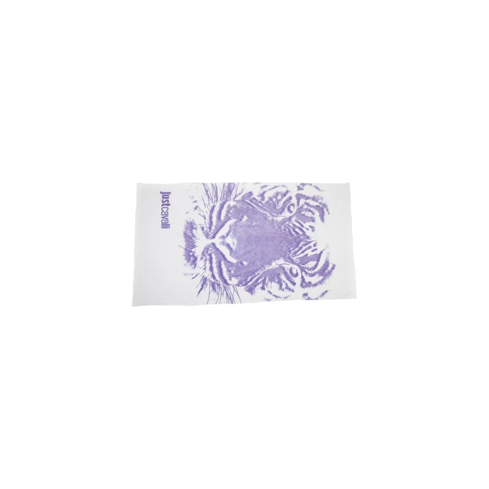 Just Cavalli Strandkleding Accessoires Strandhanddoeken White Unisex