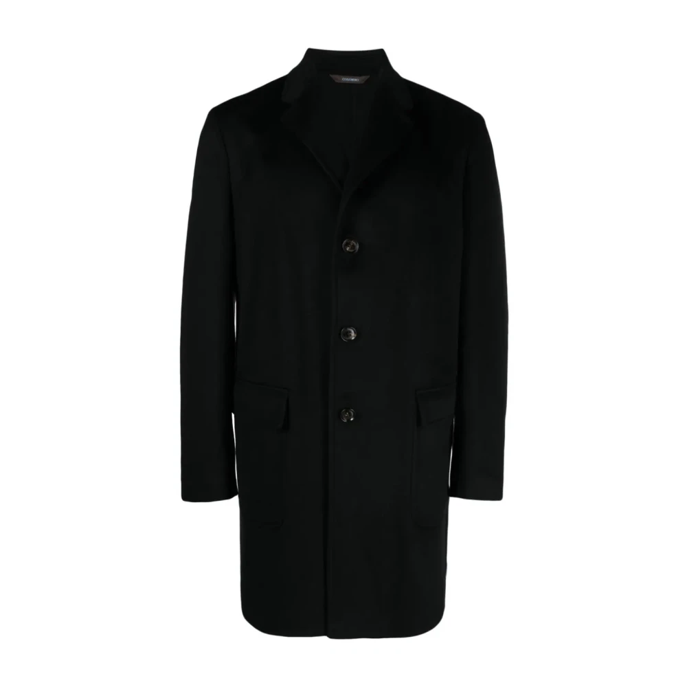 Colombo Luxe Cashmere Jas Black Heren