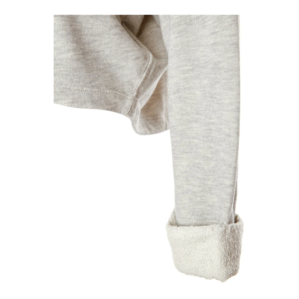American vintage Rolled Hem Logo Sweatshirt Gray Dames