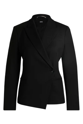 Asymmetrisk Dubbelknäppt Blazer