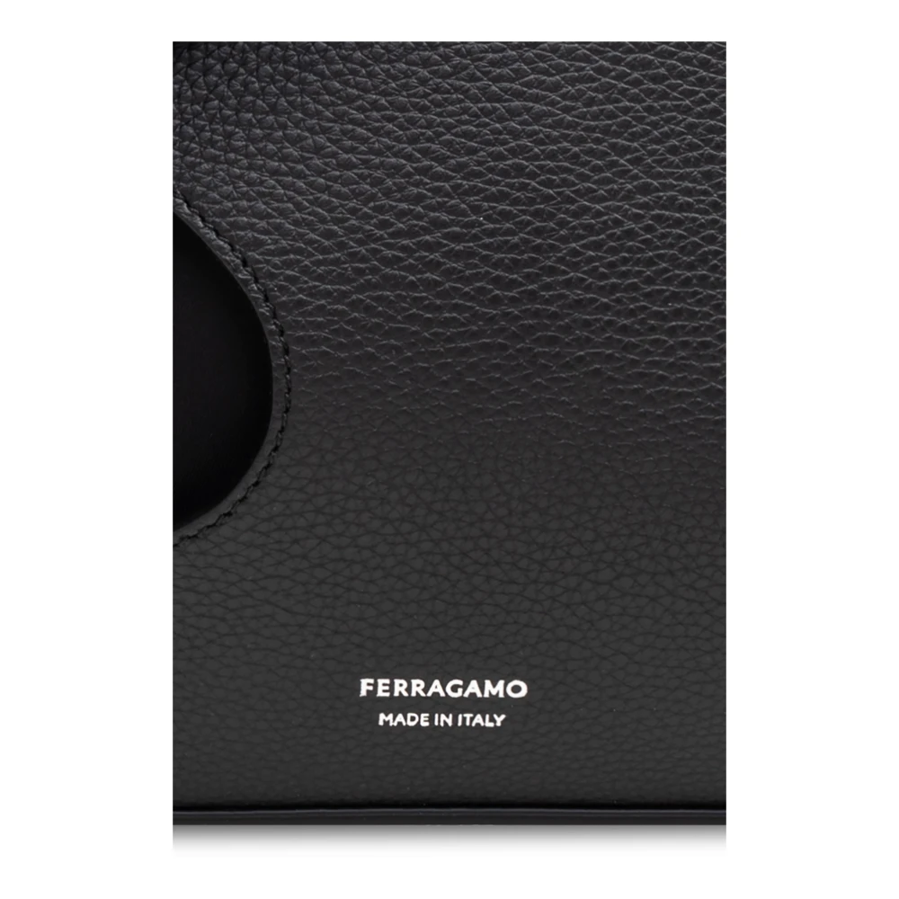 Salvatore Ferragamo Schoudertas Black Heren