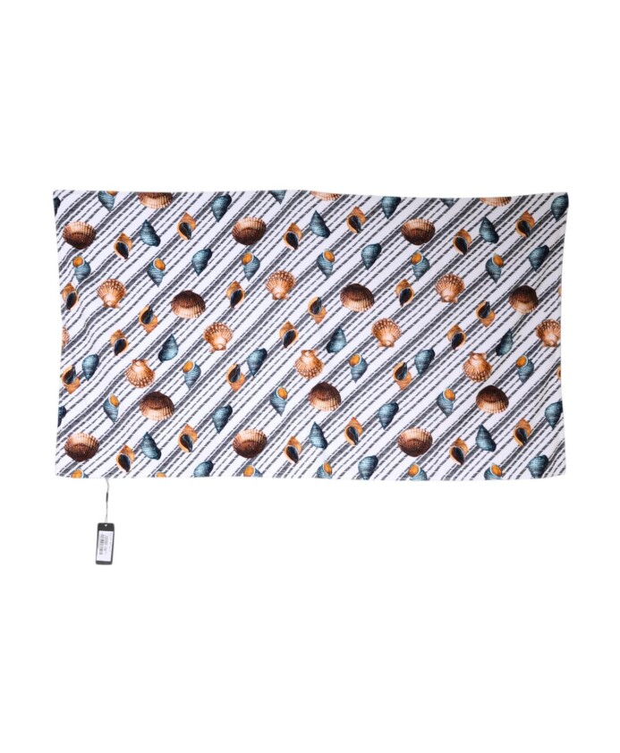 serviette-de-plage-rayures-coquillages