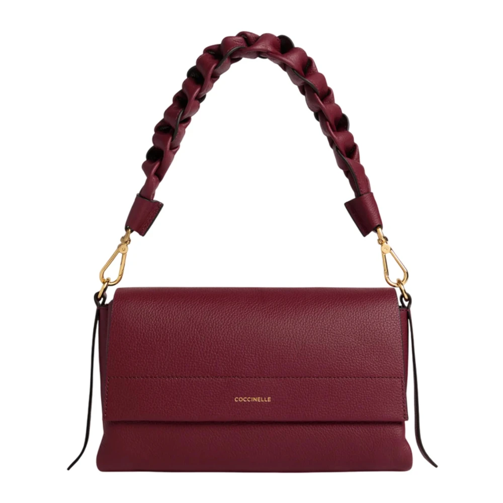 Coccinelle Women's Red Stylish Leather Handbag With Removable Straps - Handbags - One Size - Bags