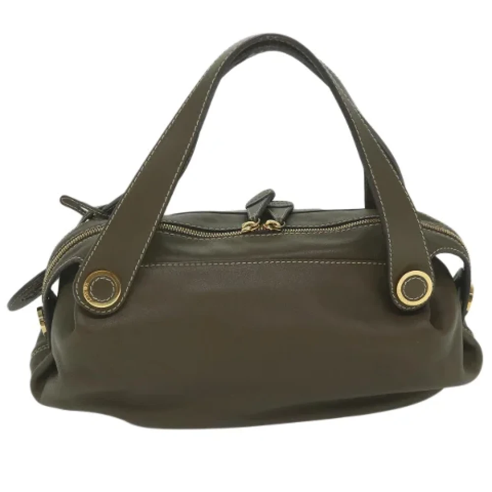 Loewe Pre-owned Leather shoulder-bags Brown Dames