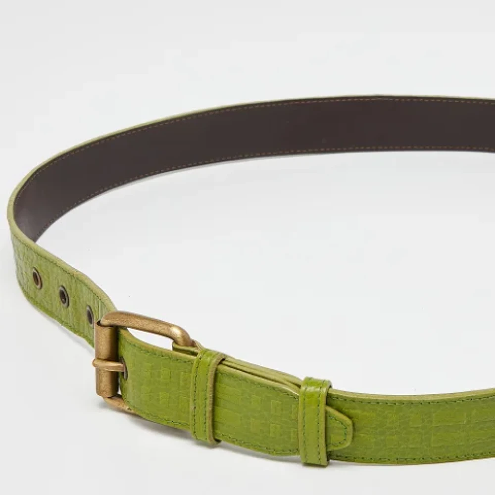 Burberry Vintage Pre-owned Fabric belts Green Dames