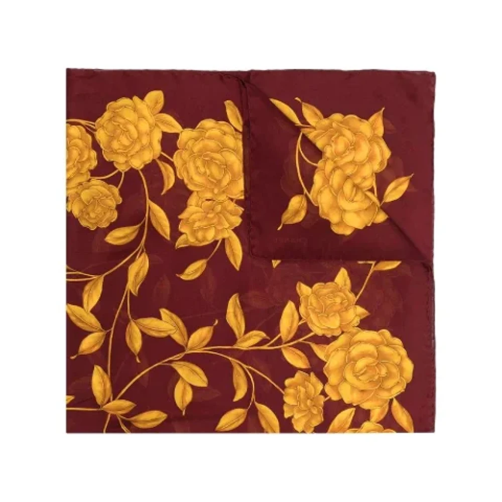 Chanel Vintage Pre-owned Silk scarves Multicolor Dames