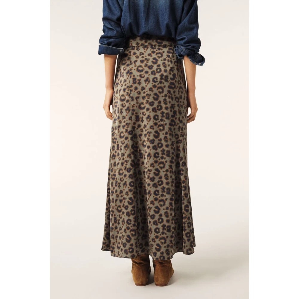 BA&SH Maxi-rok met luipaardprint Multicolor Dames