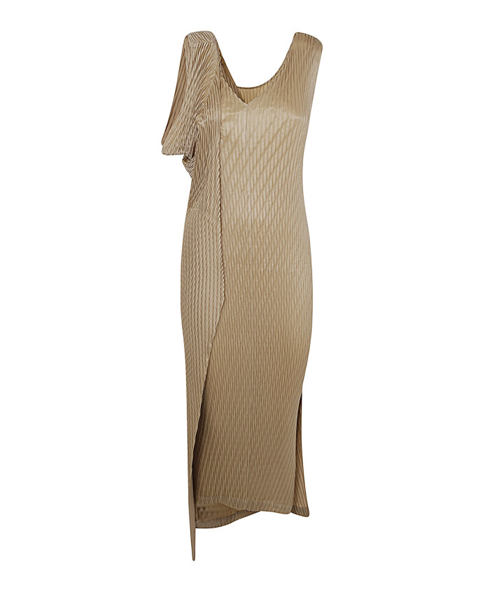 robe-en-daim-plissee