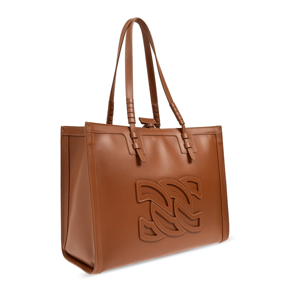 Casadei Beaurivage Shopper Tas Brown Dames