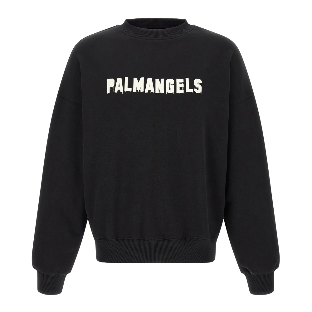 Palm Angels Palm Hills Sweatshirt - Male - Sweatshirts - Black - S - Sweatshirts & Hoodies