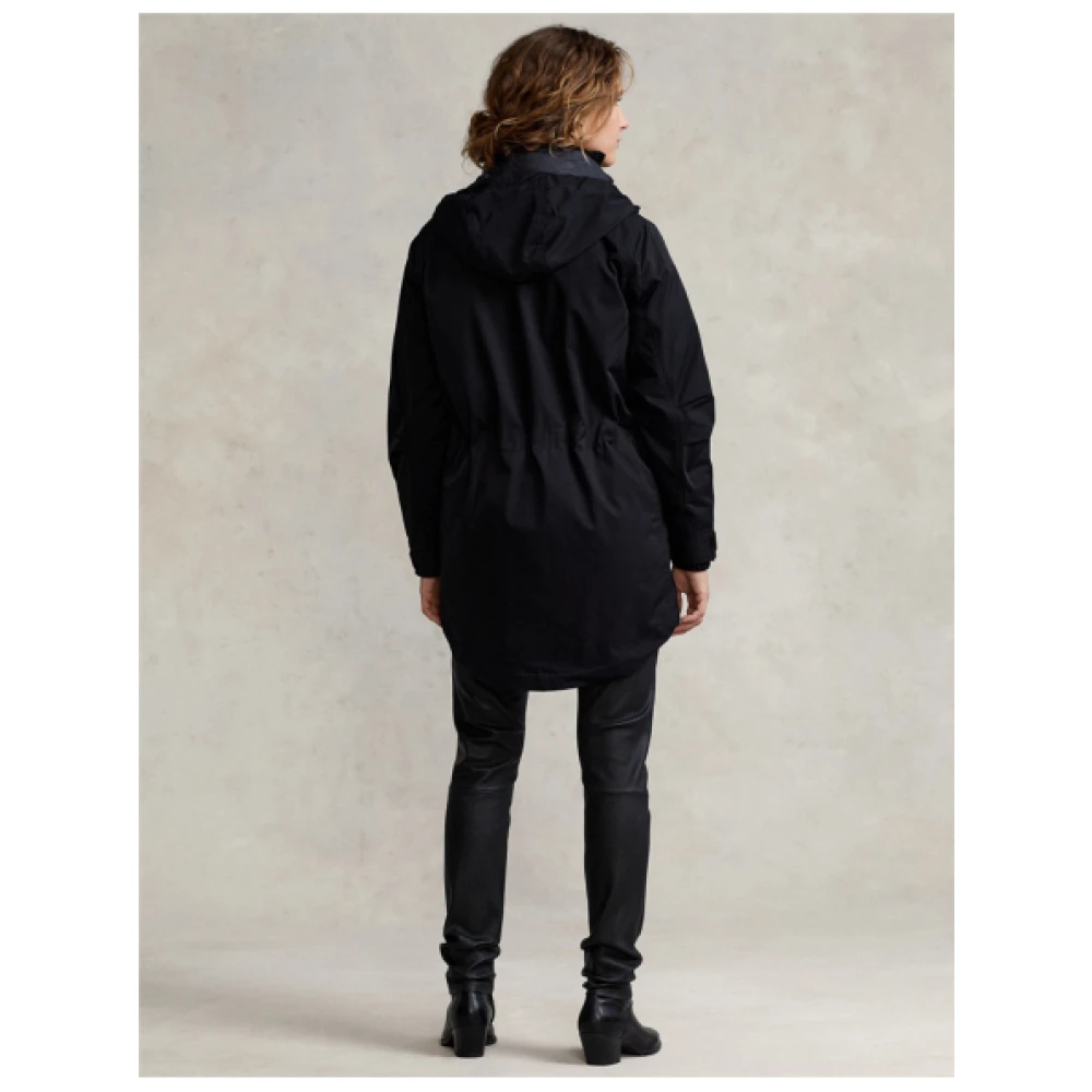 Polo Ralph Lauren Waterafstotende 3-in-1 Jas in Zwart Black Dames