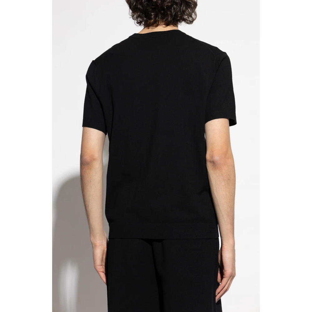 Theory Ronde hals T-shirt Black Heren