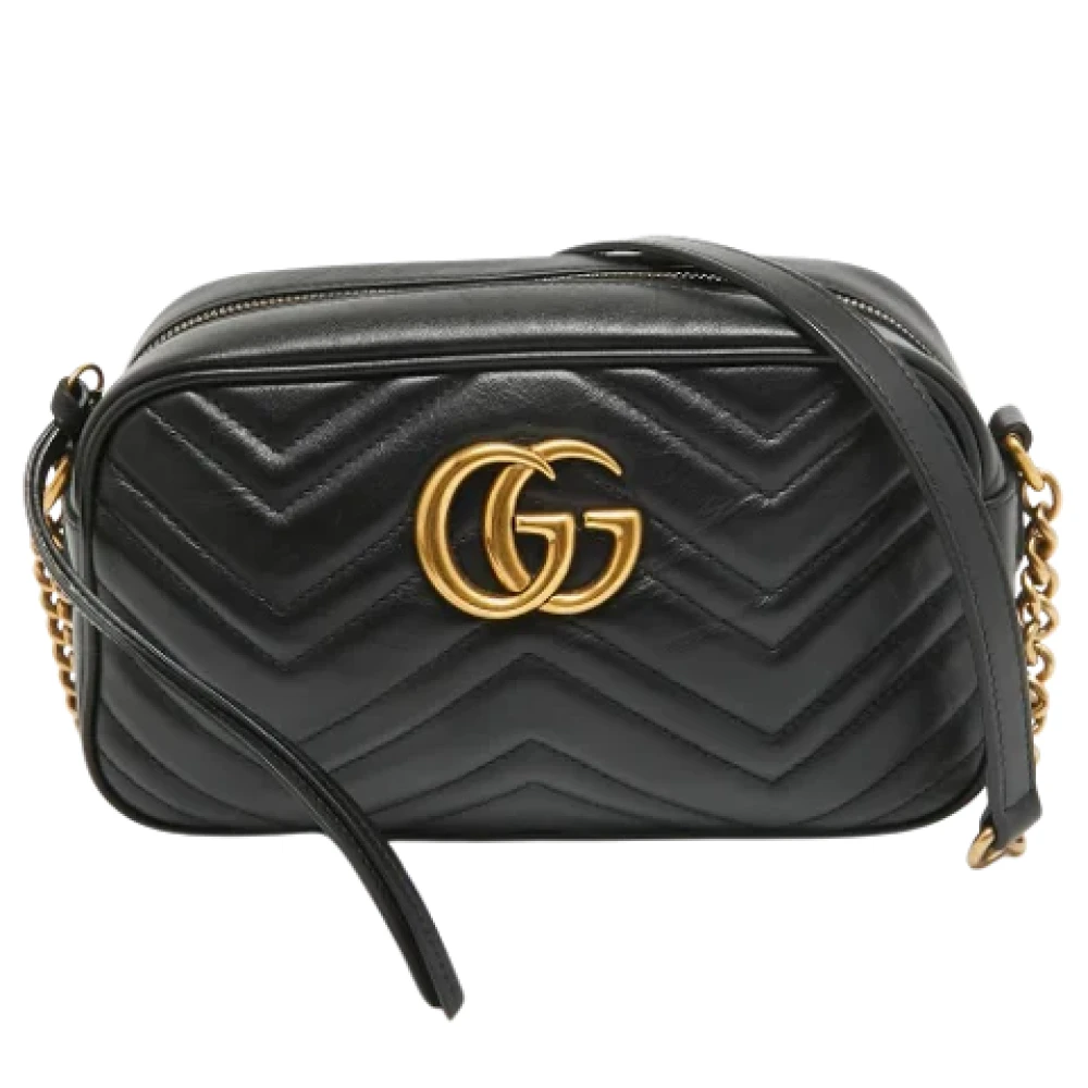 Gucci Vintage Pre-owned Leather gucci-bags Black Dames