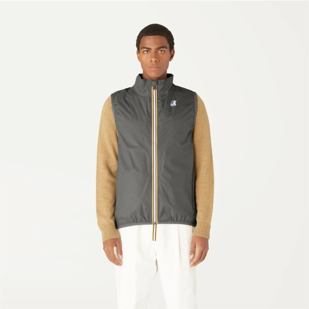 K-way Le Vrai 3 Rouland Warn Gilet Green Heren
