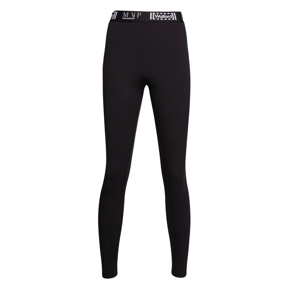 MVP wardrobe Gestructureerde Baily Leggings Black Dames