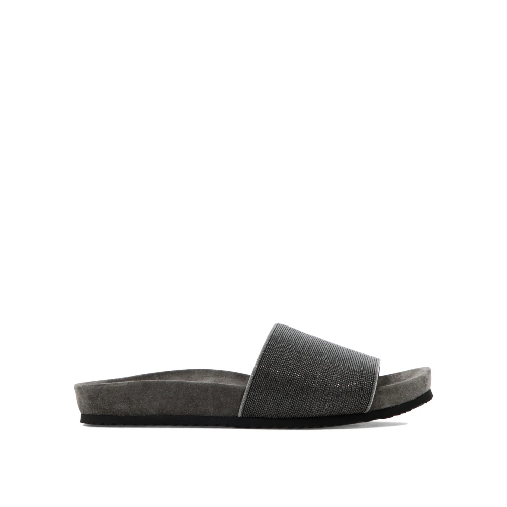 Shoes > Flip Flops & Sliders > Sliders - - Brunello Cucinelli - Modalova